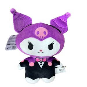 Sanrio Kuromi Plush Jazwares Halloween Purple Black Tuxedo Outfit Hello Kitty